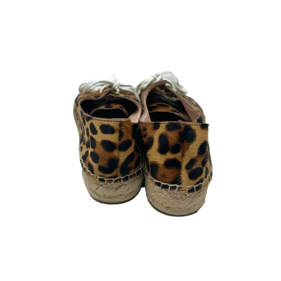 J. Crew Espadrille Sneakers‎ in Leopard Calf Hair Size 7 - Picture 7 of 10